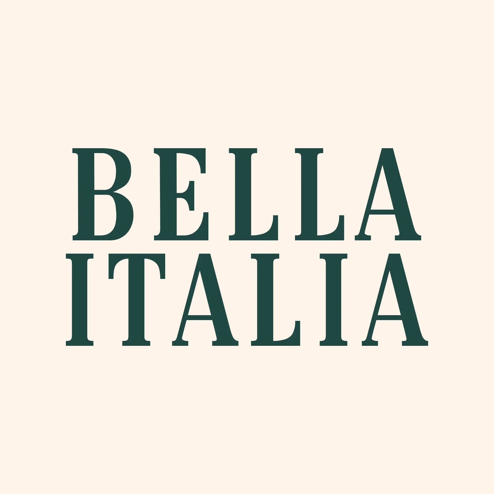 Bella Appreciation Day: Bella Italia PR genius