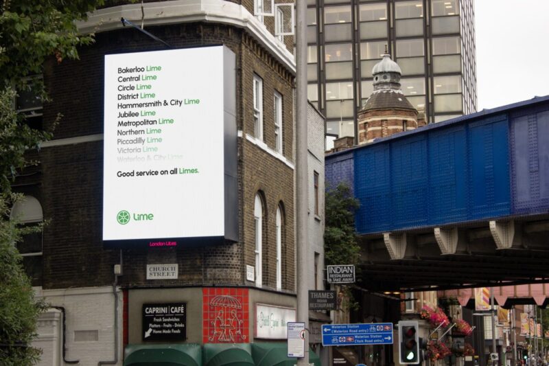Lime bikes’ creative OOH campaign shows how brands can respond to real moments